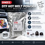 DTF Hot Melt Powder - Medium Fine (1kg) | DMEL