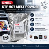 DTF Hot Melt Powder - Fine (1kg) | DMEL