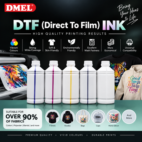 Direct To Film(DTF) Ink 1L (C,M,Y,K,W)